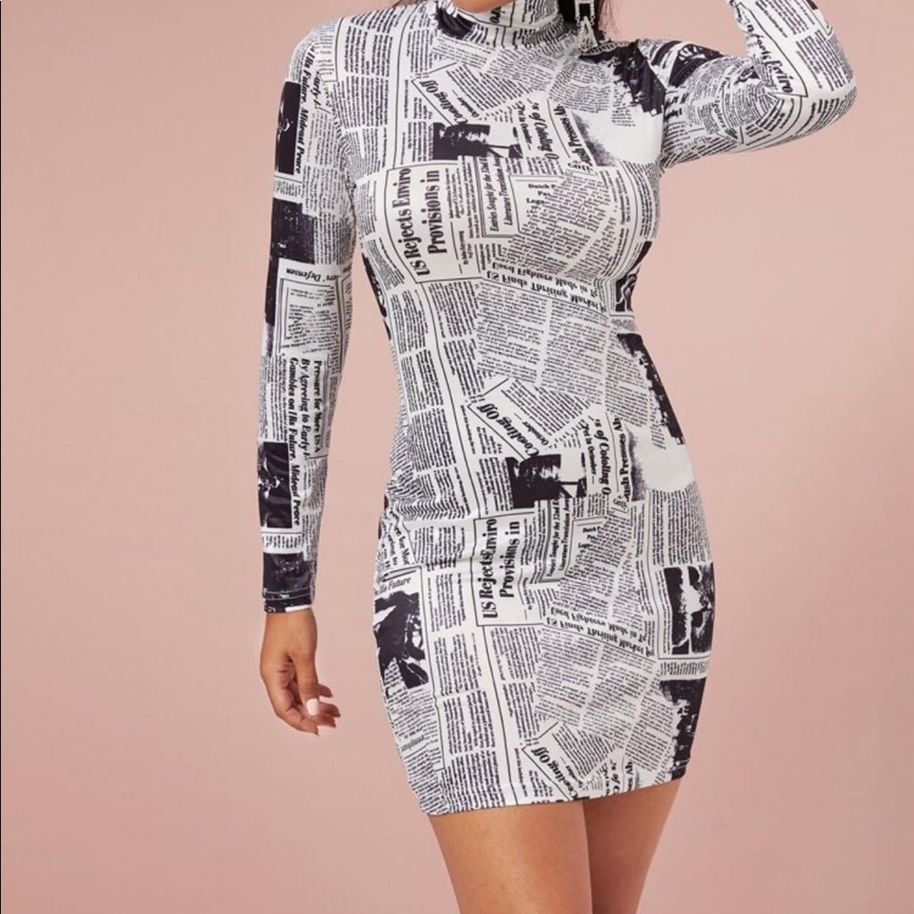 Newspaper dress - Picture 1 of 1